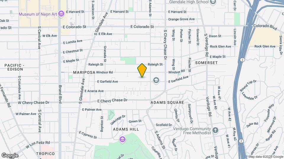 1005 E Garfield Ave Map and Location Details