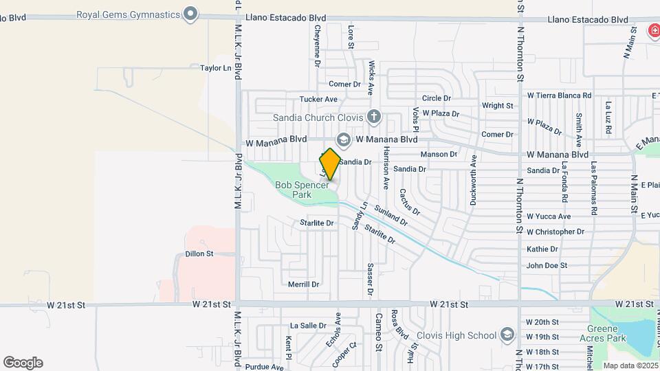 2504 Echols Ave Map and Location Details
