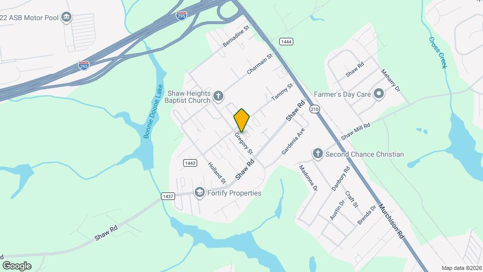 5806 Gregory St Map and Location Details