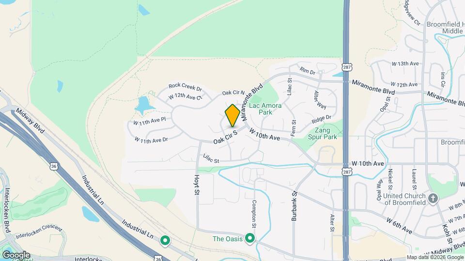 2958 W 11th Ave Cir Map and Location Details