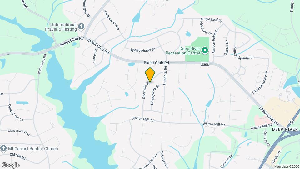 4004 Deerfield St Map and Location Details