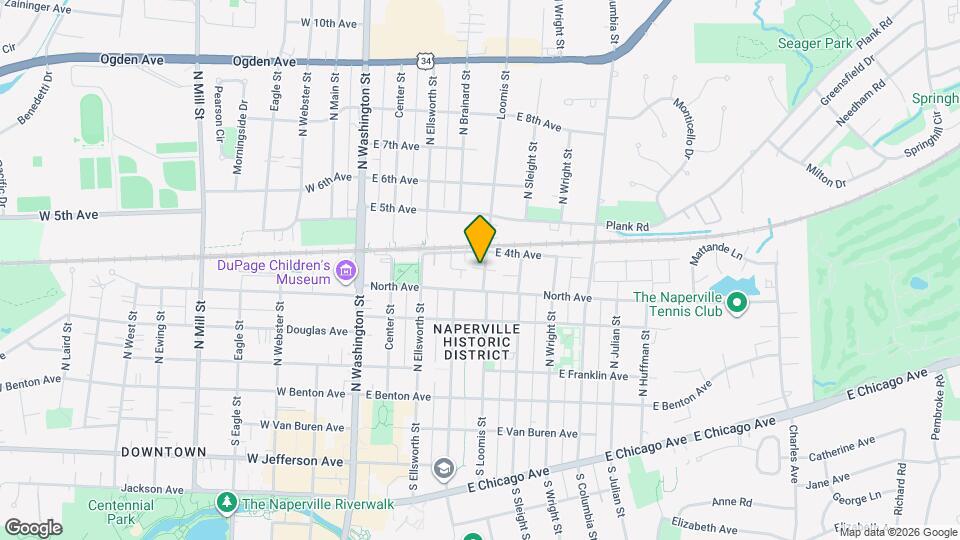 327 Loomis St Map and Location Details