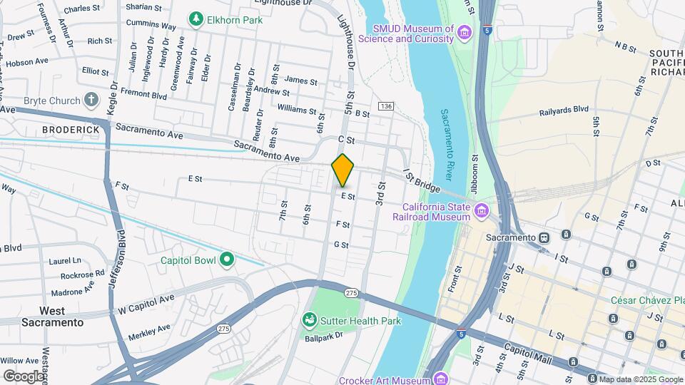 418 E St Map and Location Details