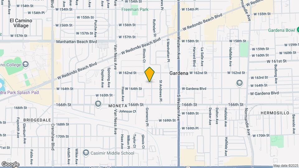 16307 Gramercy Pl Mapa y Detalles de la Ubicación