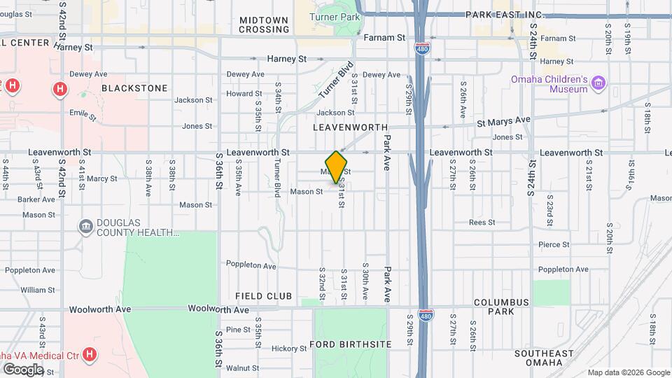 924 S 31st St Map and Location Details