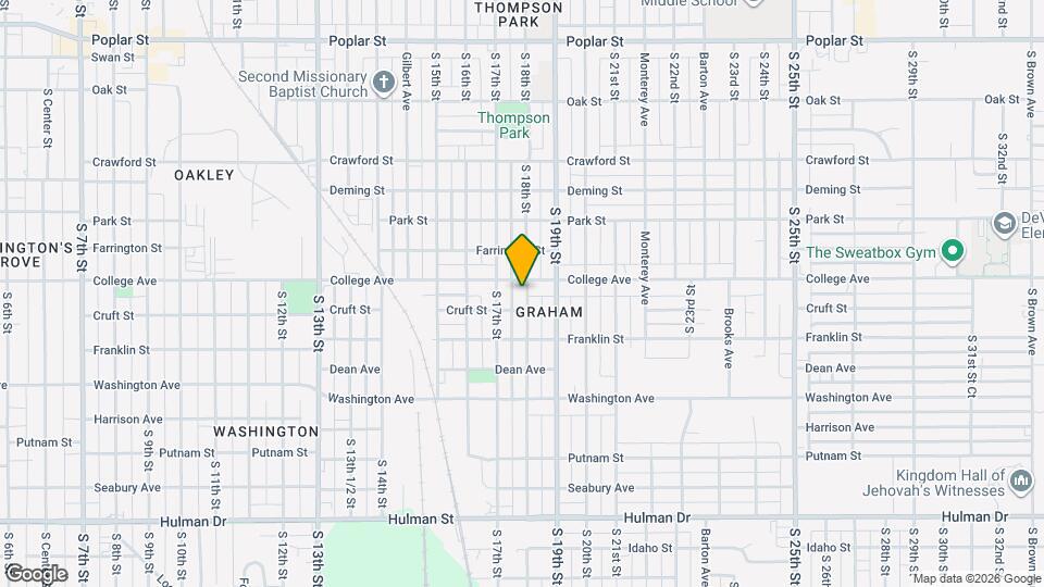 1115 S 18th St Map and Location Details