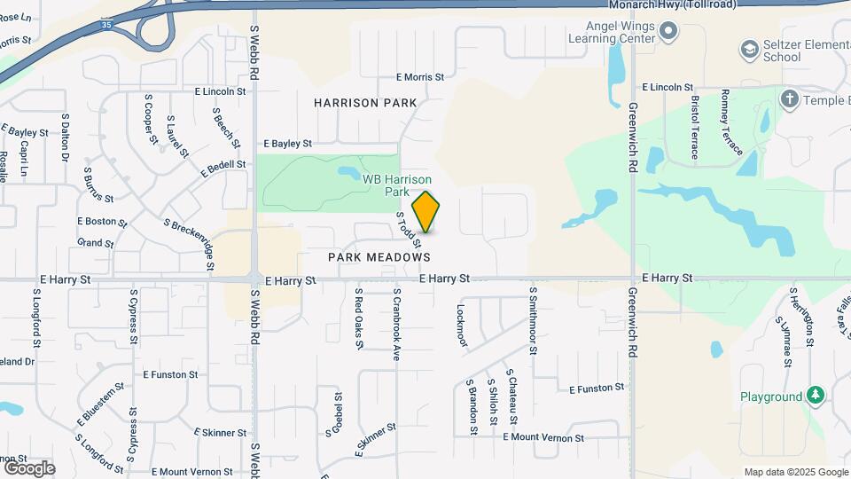 1518 S Todd Pl Map and Location Details