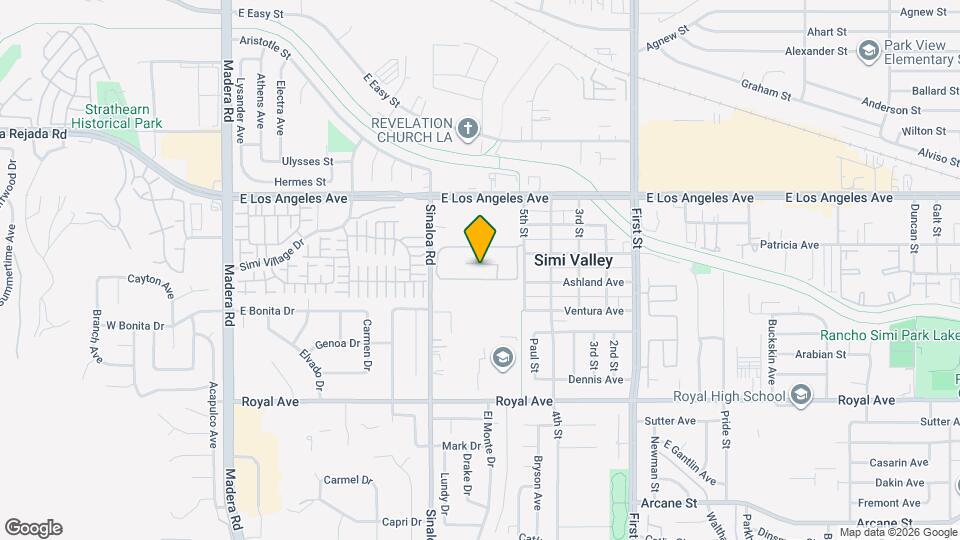 1772 Sinaloa Rd Map and Location Details