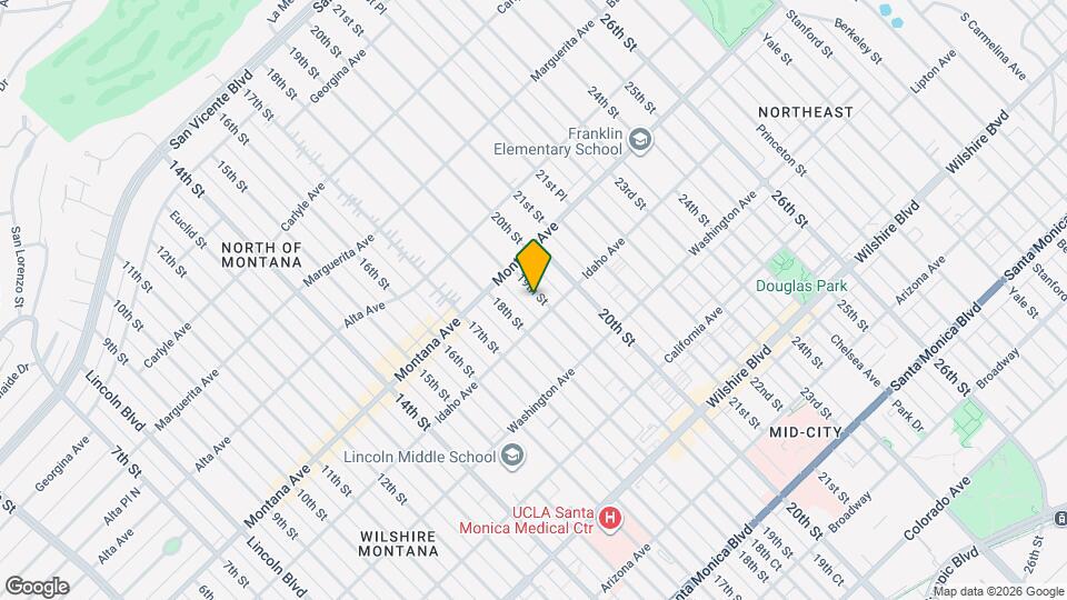 844 19th St Map and Location Details