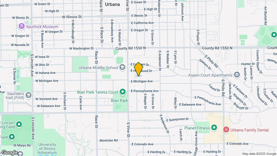 Michigan East - Campus Property Management Map and Location Details