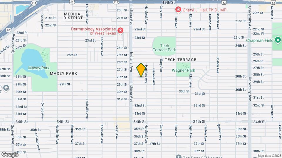 3307 28th St Map and Location Details