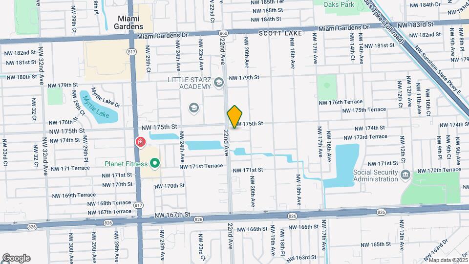 17425 NW 22nd Ave Map and Location Details