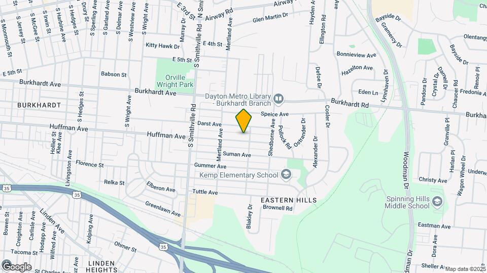 1763 Huffman Ave Map and Location Details