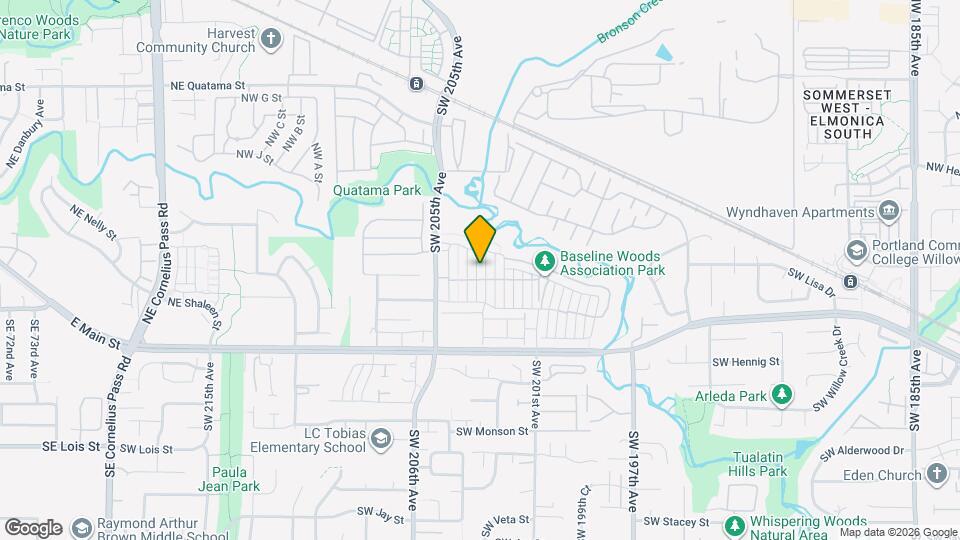 309 SW 203rd Terrace Map and Location Details