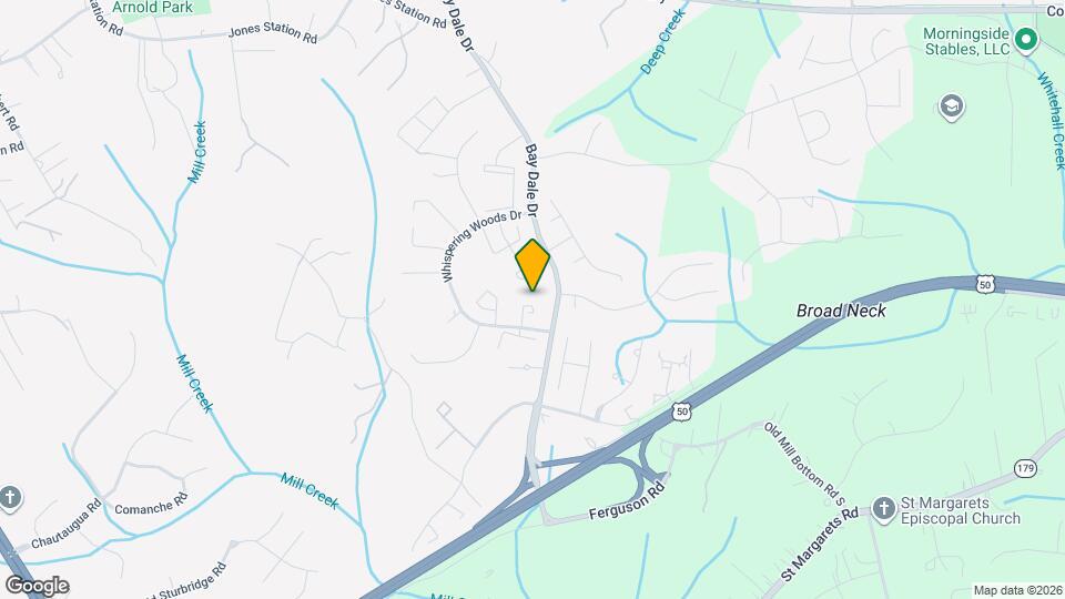 332 Charred Oak Ct Mapa y Detalles de la Ubicación