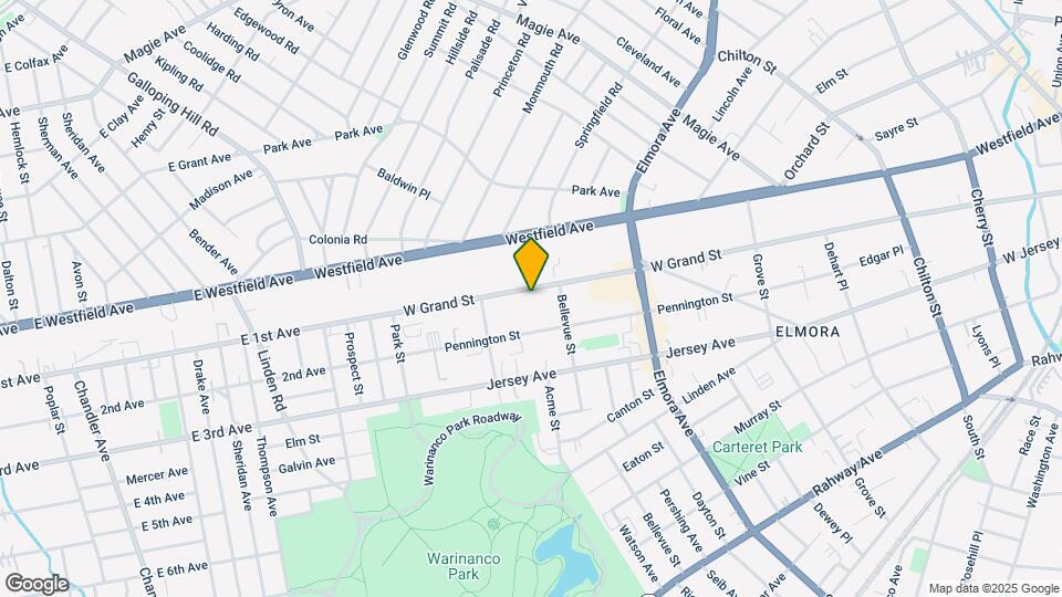 816 W Grand St Map and Location Details