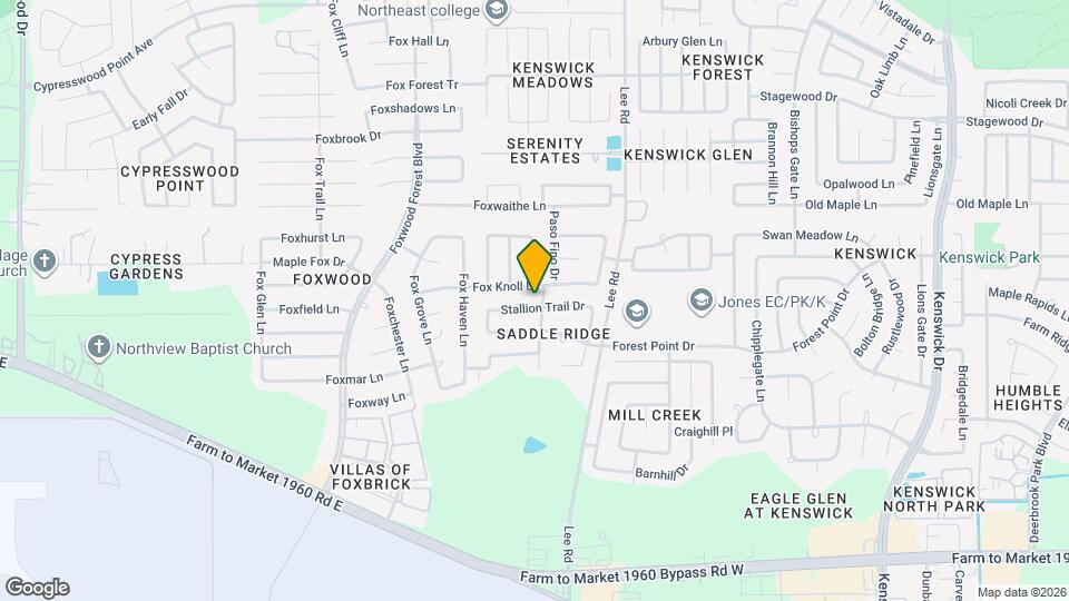 7523 Stallion Trail Dr Map and Location Details