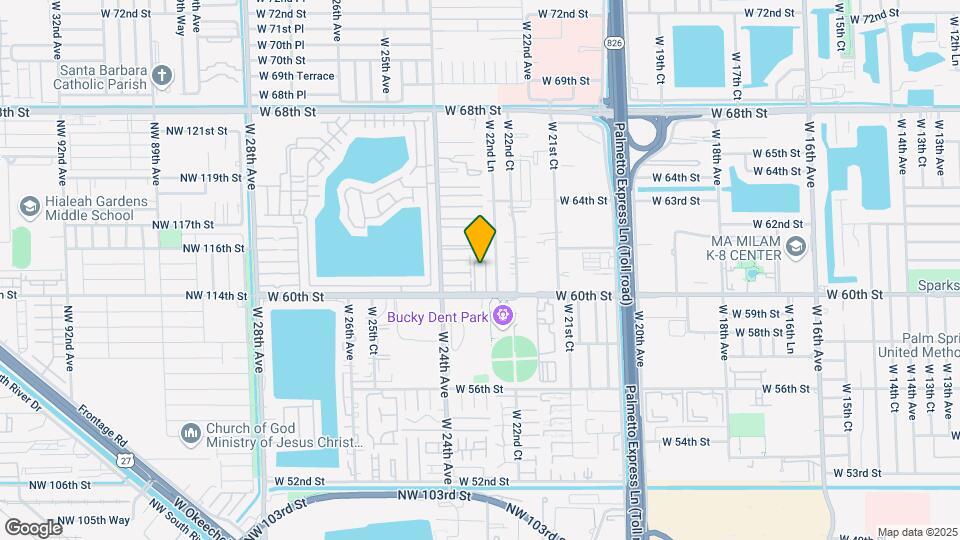 2325 W 60th St Map and Location Details