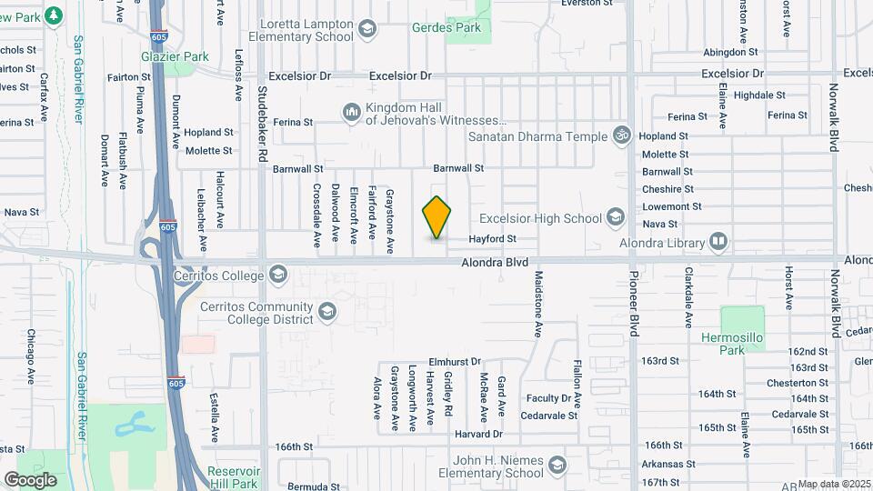 15645 Harvest Ave Map and Location Details