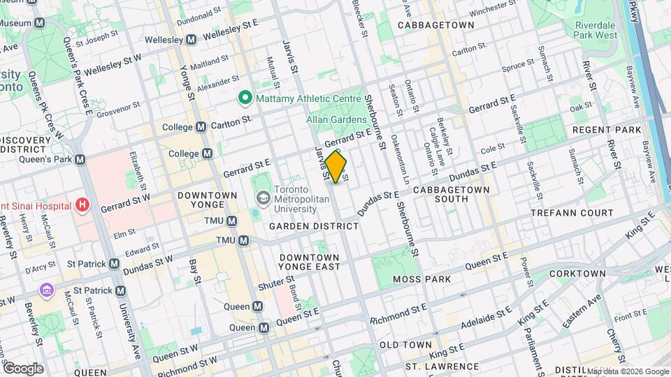 285-287 Jarvis St Map and Location Details