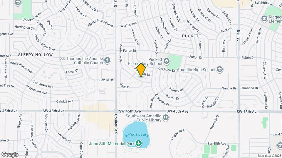 6810 Montague Dr Mapa y Detalles de la Ubicación