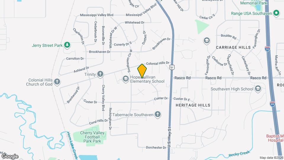 1736 Northfield Dr Map and Location Details