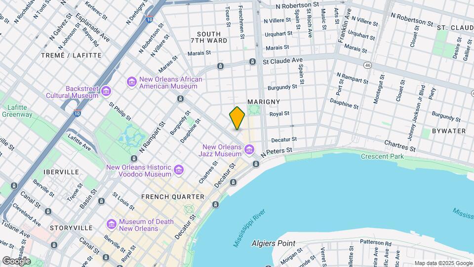 1415 Chartres St Map and Location Details