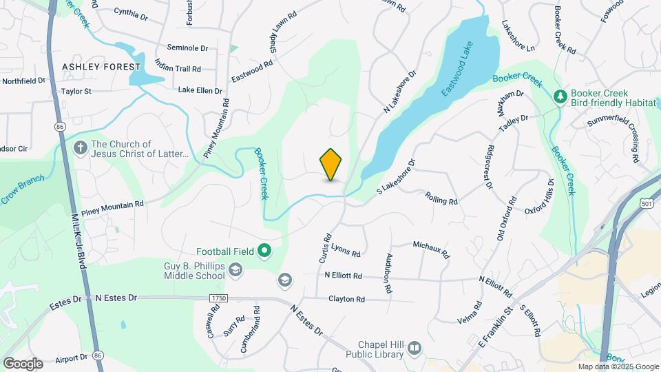 603 Rock Creek Rd Map and Location Details