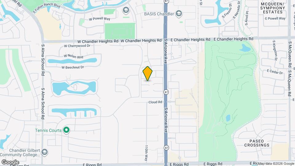 204 W Teakwood Pl Map and Location Details