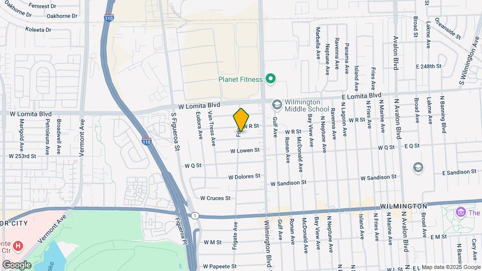 1119 W Chandler St Map and Location Details