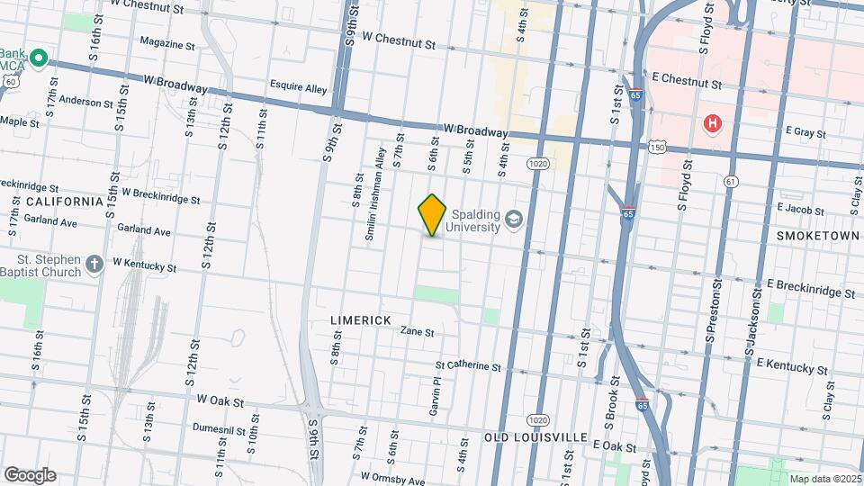526 W Breckinridge St Map and Location Details