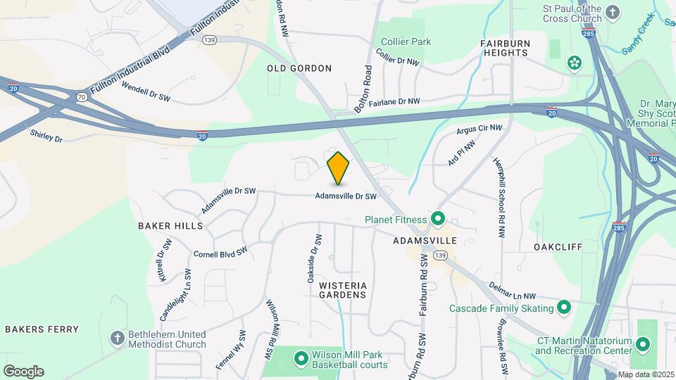 3753 Adamsville Dr SW Map and Location Details