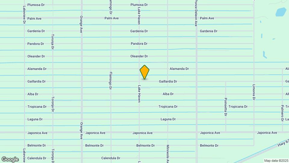 2580 Gaillardia Dr Mapa y Detalles de la Ubicación