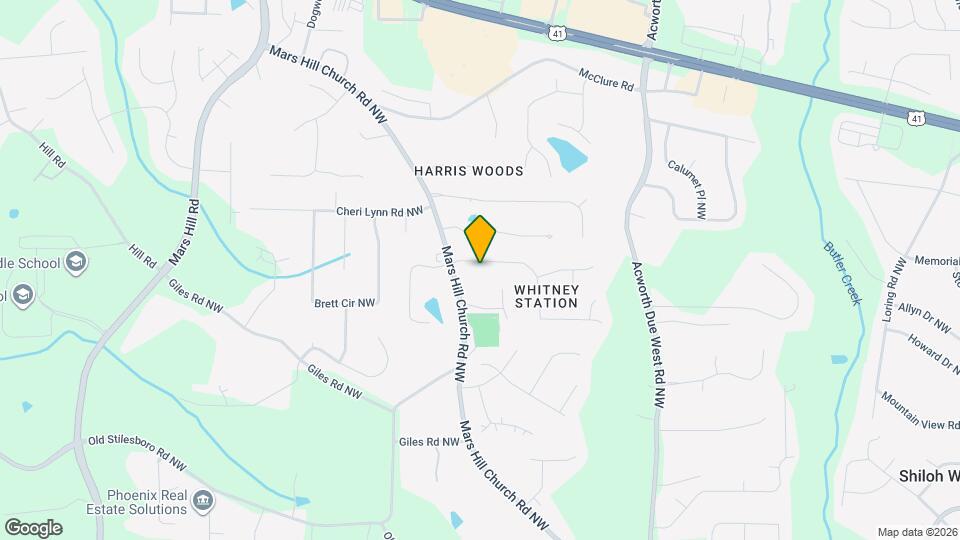 4498 Whitt Station Run Map and Location Details