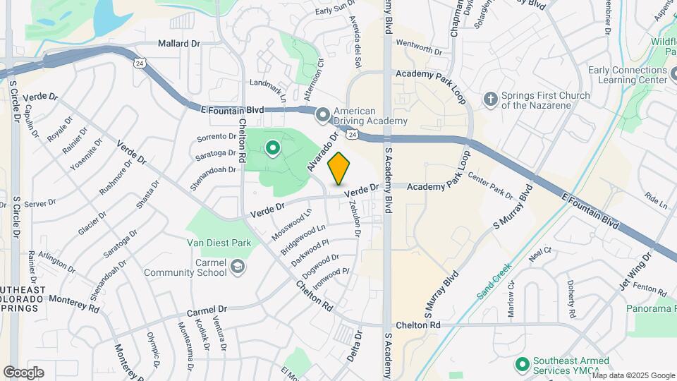 3620 Verde Dr-Unit -205 Map and Location Details