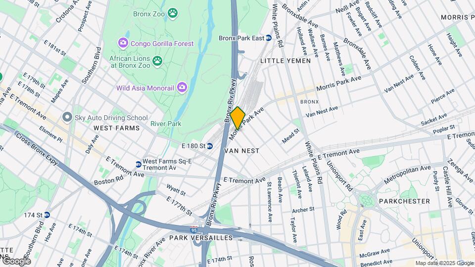 534 Morris Park Ave Map and Location Details