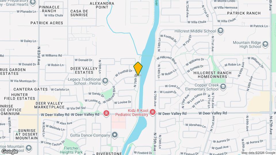 22297 N 76th Dr Map and Location Details