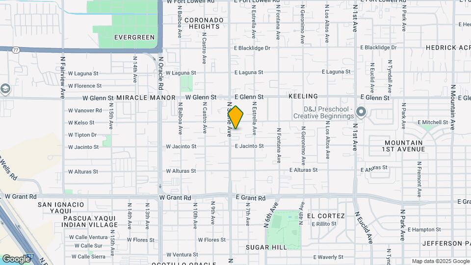 2632 N Stone Ave Map and Location Details