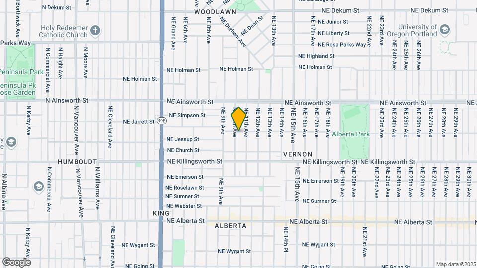 5734 NE 10th Ave, Unit B Map and Location Details