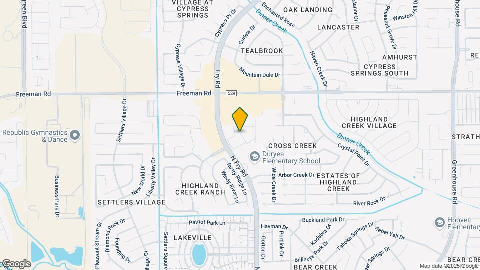 6830 N Fry Rd Mapa y Detalles de la Ubicación