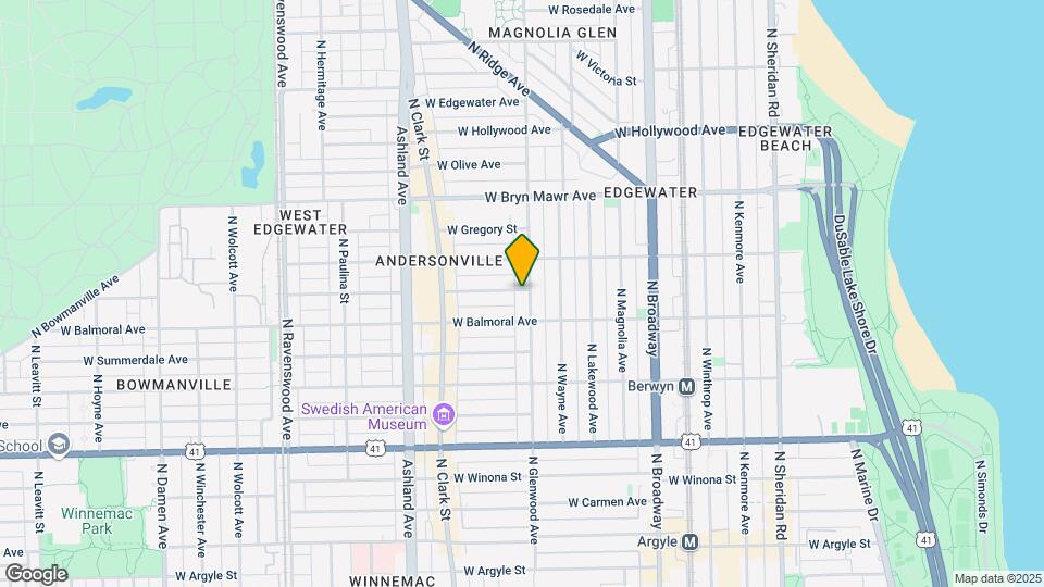 1403-1409 W Rascher Ave Map and Location Details