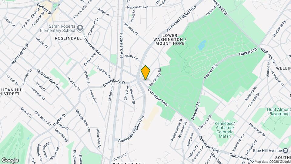 356 Cummins Hwy, Unit 402 Map and Location Details