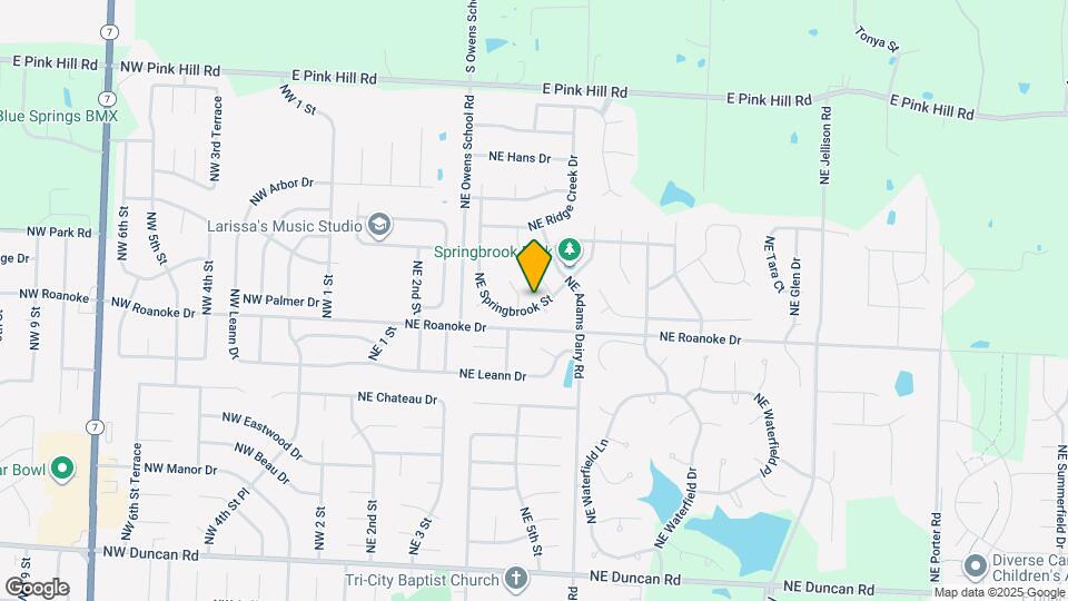 2314 NE Springbrook St Map and Location Details