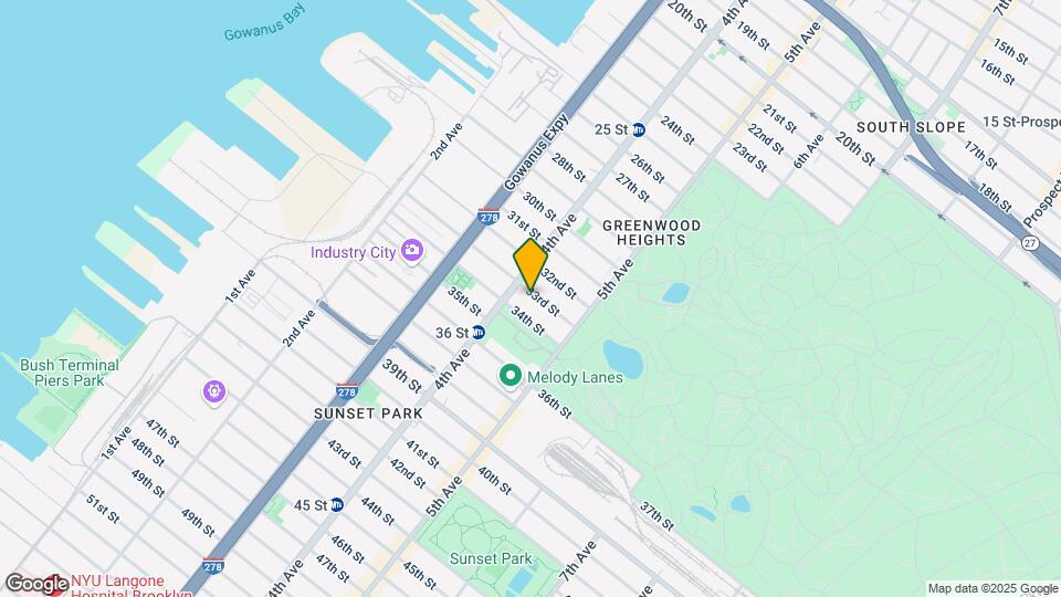 180 33rd St Map and Location Details
