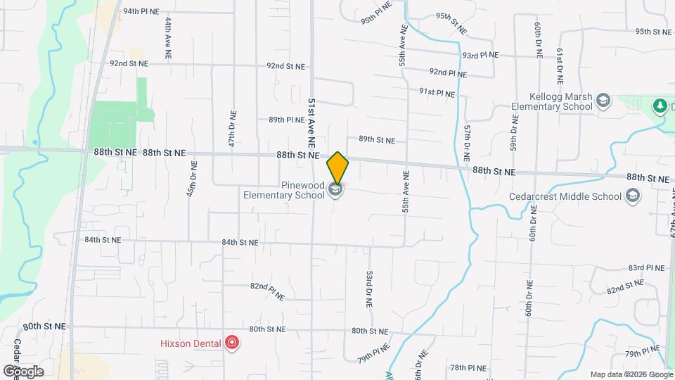 5130 86th Ave NE Mapa y Detalles de la Ubicación