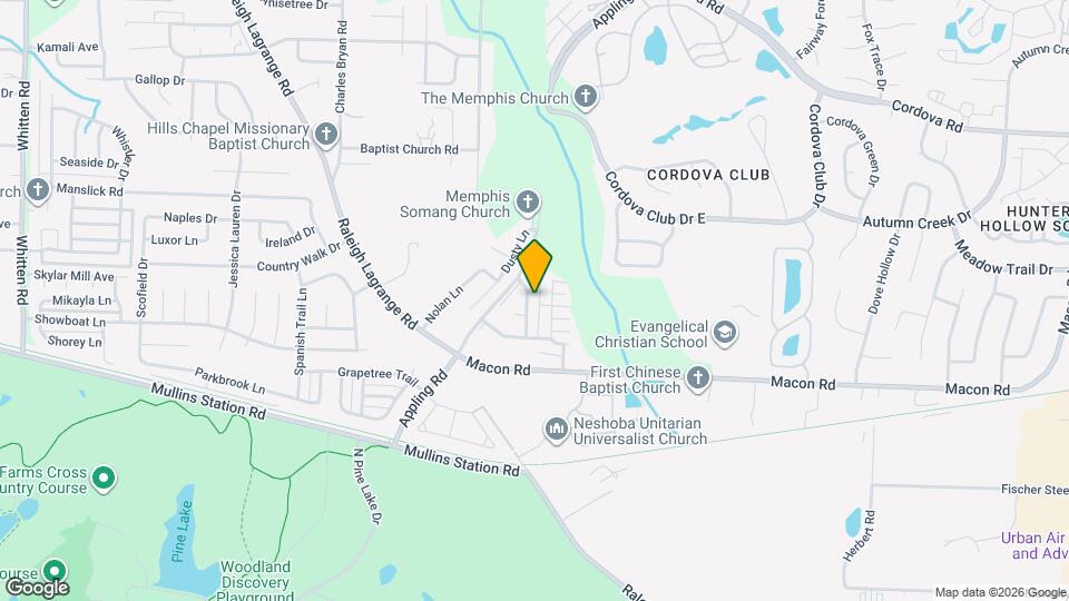 1022 Appling Meadow Dr Map and Location Details