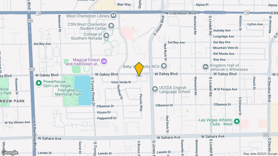 6161 Oakey Blvd Map and Location Details