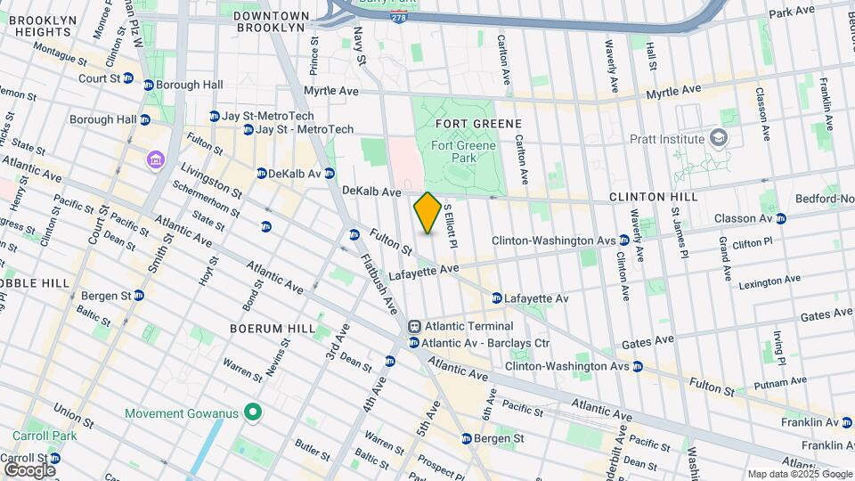 62 Fort Greene Pl Map and Location Details