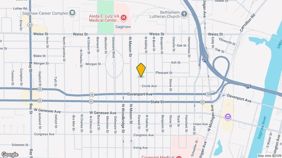 2322 Durand St Map and Location Details