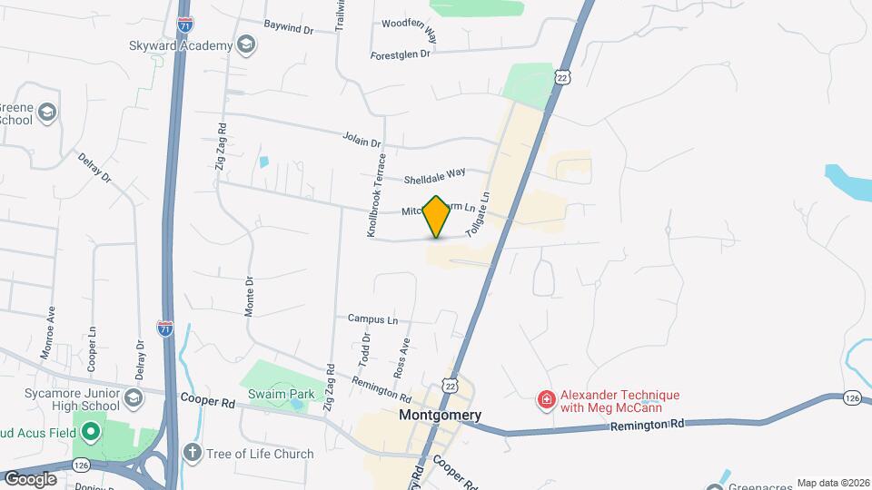 9834 Tollgate Ln Mapa y Detalles de la Ubicación